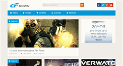 Desktop Screenshot of gamesfinity.com